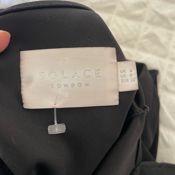 Solace London black Bacall backless midi dress - Picture 9 of 12